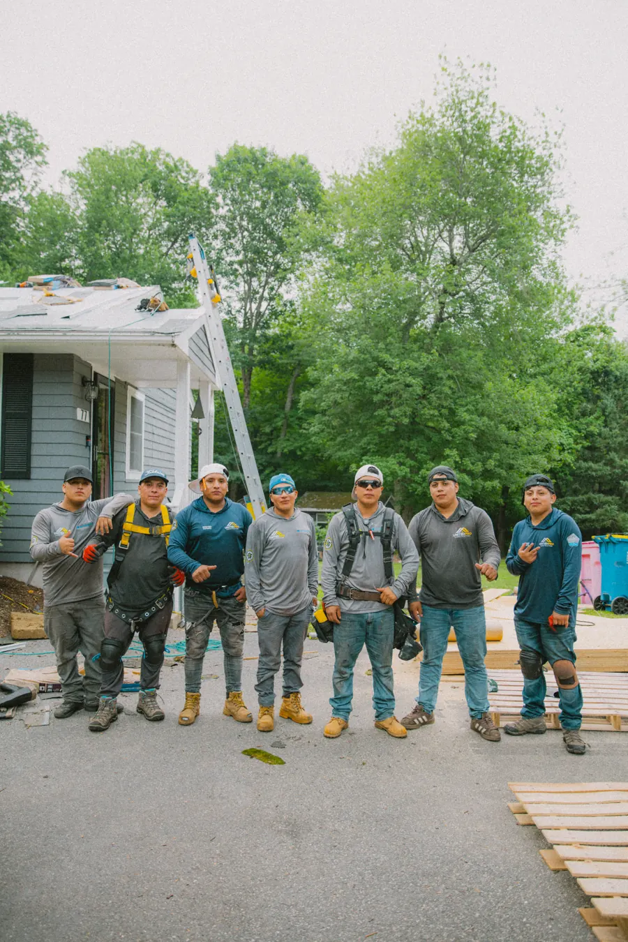 United Pro crew on a job site