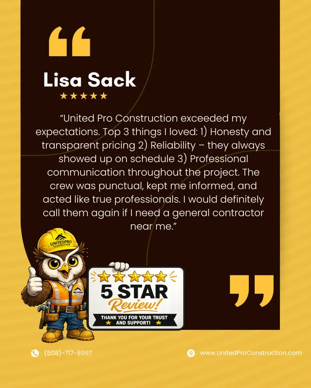 5-star review from Lisa Sack