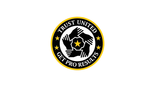 Trust United, Get Pro Results seal